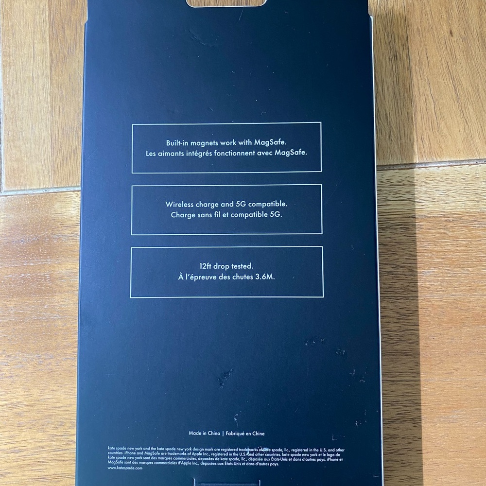 Kate Spade Floral iPhone 15 Case Pro Max New Sealed - Picture 2 of 2